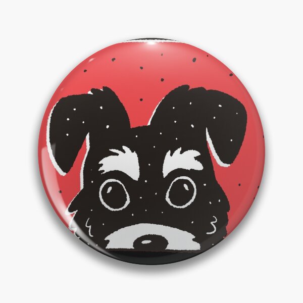Item preview, peeking schnauzer dog  designed and sold by pirminio.