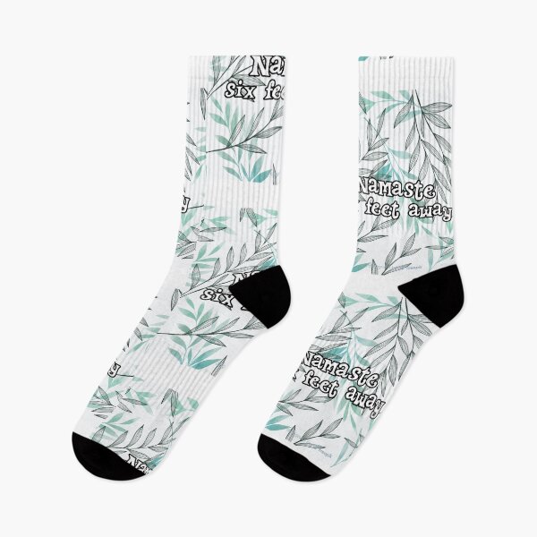 Item preview, Namaste Stay six feet away from me please Trendy Floral designed and sold by Akmloza.
