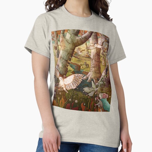 Vista previa del artículo con la obra «De ratones y búhos Mouse Guard Fan Art», diseñado y vendido por TaylorRoseArt.