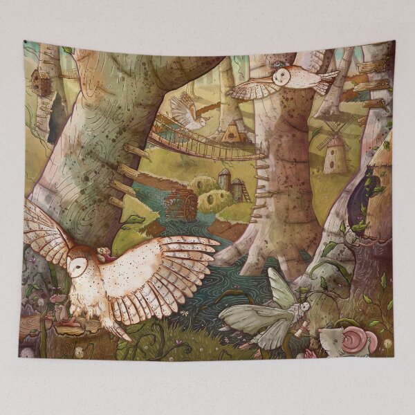 Item preview, Of Mice and Owls Mouse Guard Fan Art designed and sold by TaylorRoseArt.