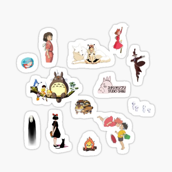 studio ghibli sticker pack Sticker