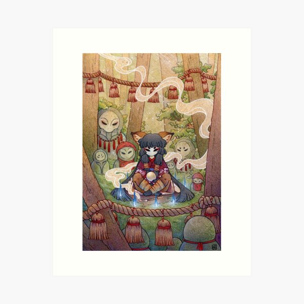 Aperçu de l'œuvre Cercle de magie du renard créée et vendue par TeaKitsune.