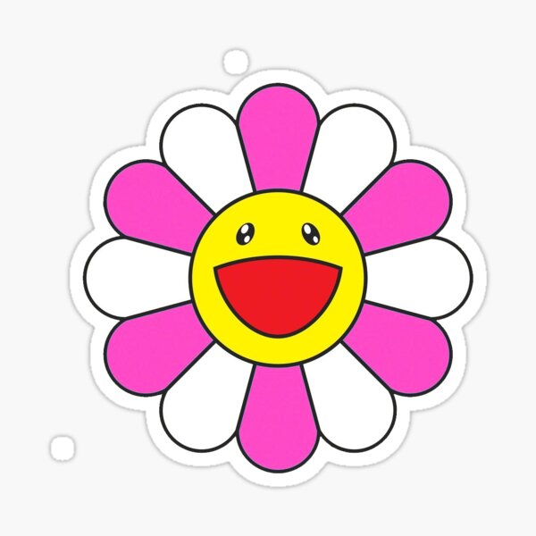 Murakami Pink Sticker