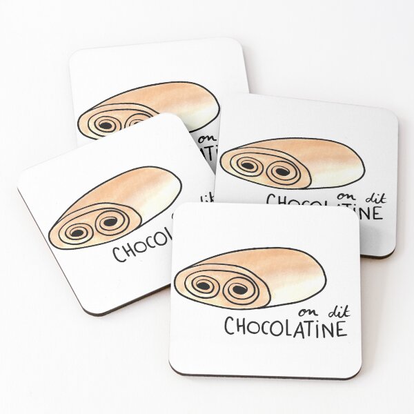 Item preview, It's a CHOCOLATINE Cute Coffee Dates Chocolatine Wars It's Never Pain au Chocolat Perfect Viennoiserie Gift Funny Pastry Gift South of France Bakery Bakers French Pastry Toulouse Bordeaux Cute Foodie designed and sold by Nathalie Aynié.