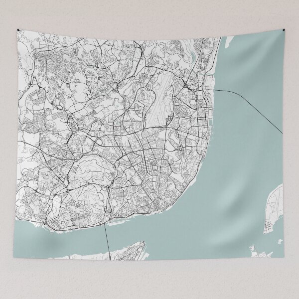 Item preview, Lisbon City Map designed and sold by JLCDesign.