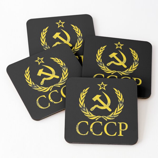 Item preview,  Vintage Soviet Union Hammer & Sickle.Russian USSR Retro Distressed CCCP Symbol designed and sold by TopTeeShop.