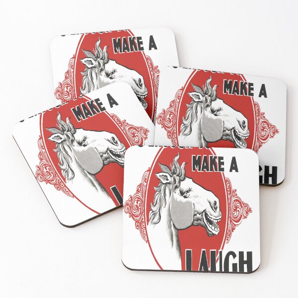 Item preview, It's Enough To Make A Horse Laugh Vintage Poster designed and sold by taiche.