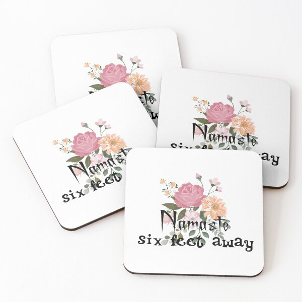 Item preview, Namaste Away From Me Namaste Stay six feet away from me please Trendy Floral designed and sold by Akmloza.