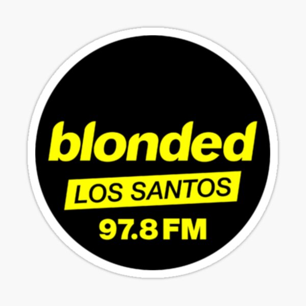 blonded los santos Sticker