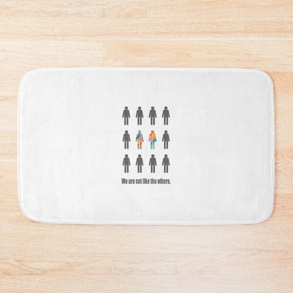 Item preview, We are not like the others - Quote art designed and sold by Leela's House.