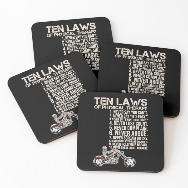 Item preview, 10 Laws Of Physical Therapy designed and sold by artjuniverse.