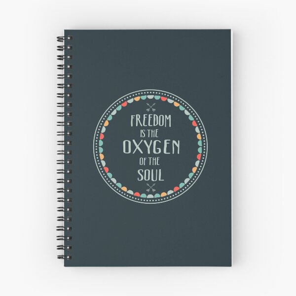 Item preview, Freedom is the oxygen of the soul - quote. designed and sold by TheaDesign.