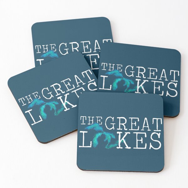 Item preview, The Great Lakes Watercolor Lakes designed and sold by GreatLakesLocal.