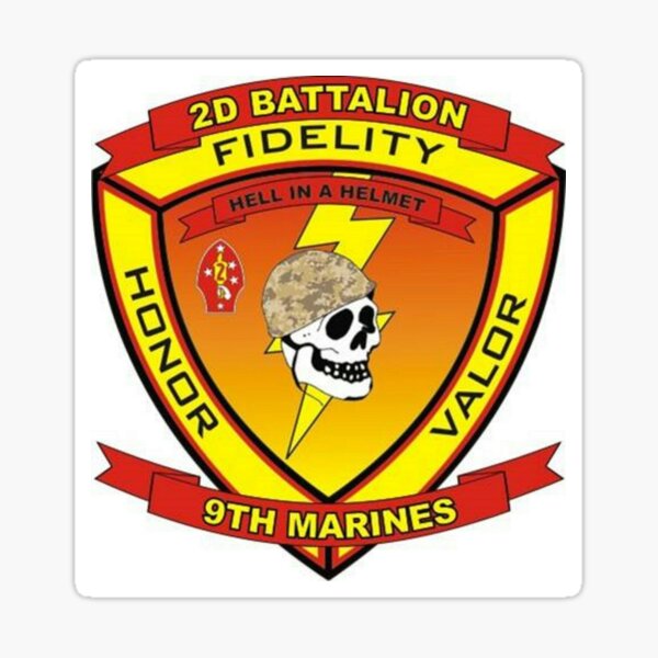 2nd Battalion 9th Marine USMC Vinyl Decal Sticker Military Armed Forces R290 