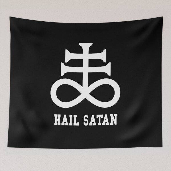 Item preview, Sigil Of Leviathan Hail Satan designed and sold by artpirate.