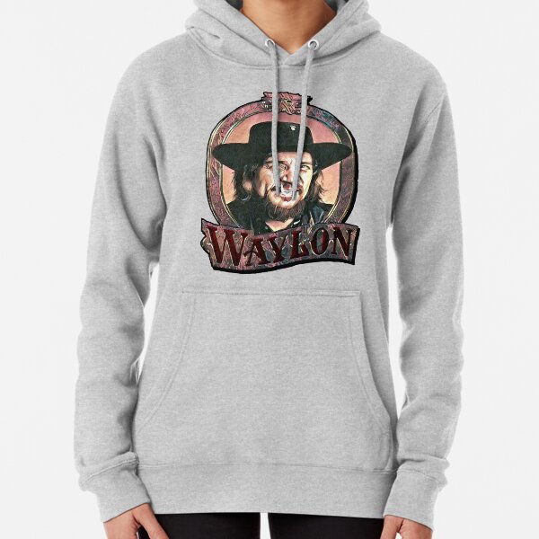 Waylon Jennings Pullover Hoodie
