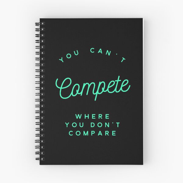 Item preview, You Can't Compete Where You Don't Compare, Losers Gift, Attitude T-Shirt, Winners T-Shirt, Winners Mug, Competition Mug, Sarcasm Gift designed and sold by HomeConscious.