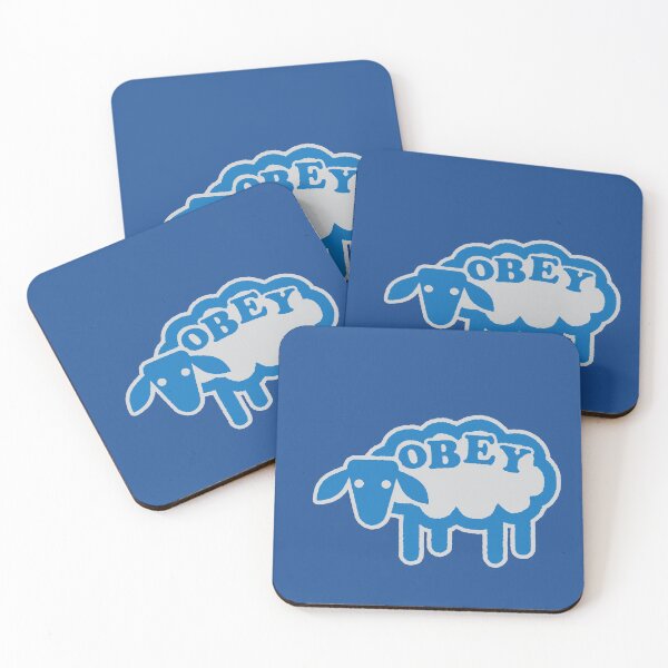 Item preview, Obey Sheep Blue designed and sold by Radial Designs.