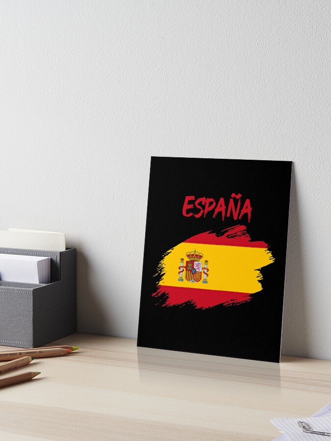 Espagne drapeau espagnol drapeau championnat d'Europe | Impression rigide
