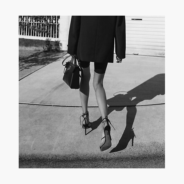 Fashion Photography Black And White Photographic Print