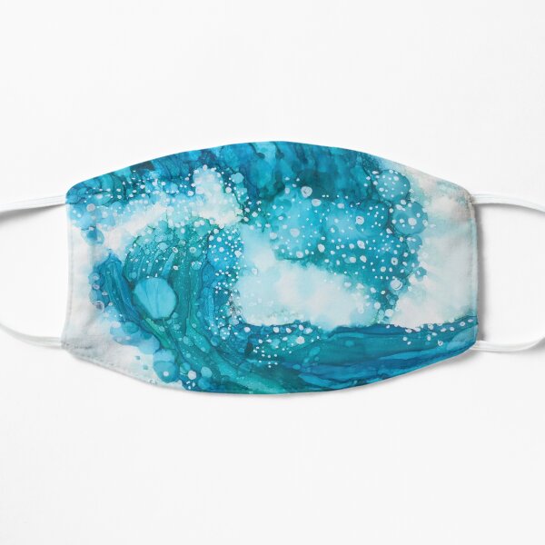 Crashing Waves Flat Mask