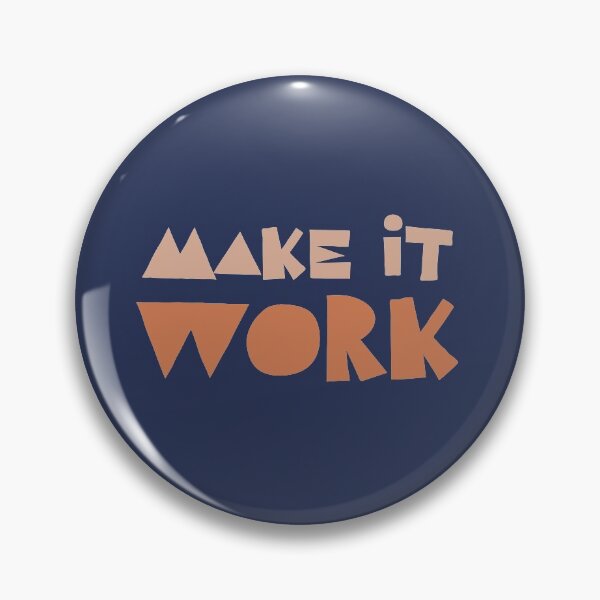Item preview, Make it work letterning designed and sold by TheaDesign.
