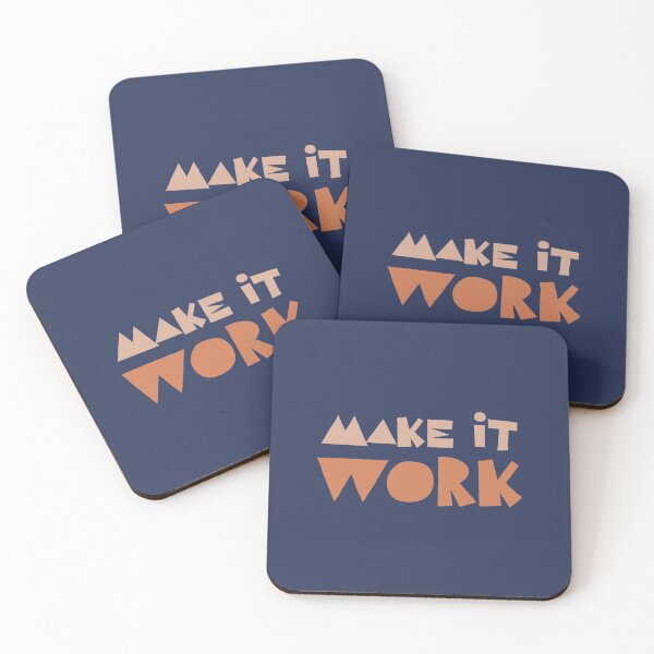Item preview, Make it work letterning designed and sold by TheaDesign.