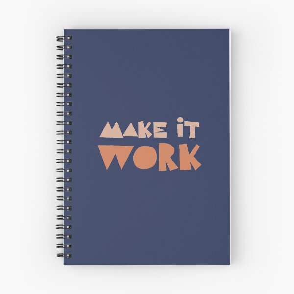 Item preview, Make it work letterning designed and sold by TheaDesign.