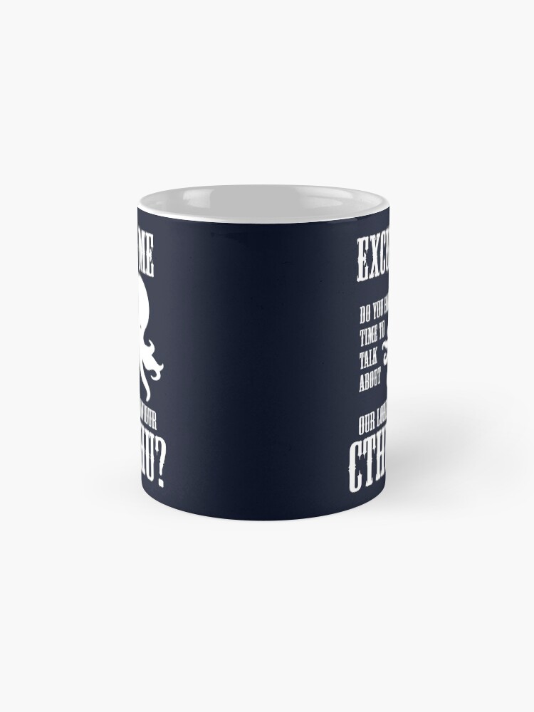 Alternate view of Our Lord And Saviour Cthulhu Mug
