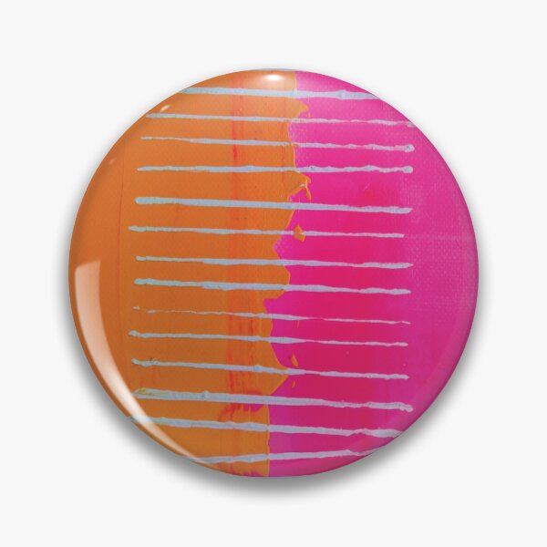 Item preview, Pink orange and turquoise abstract print designed and sold by Caroline Brennan.
