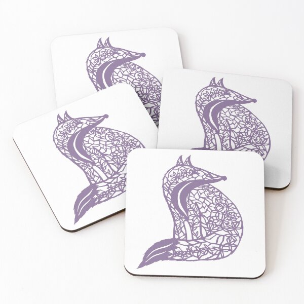 Item preview, Floral Fox Lavender designed and sold by Carissa Wei.