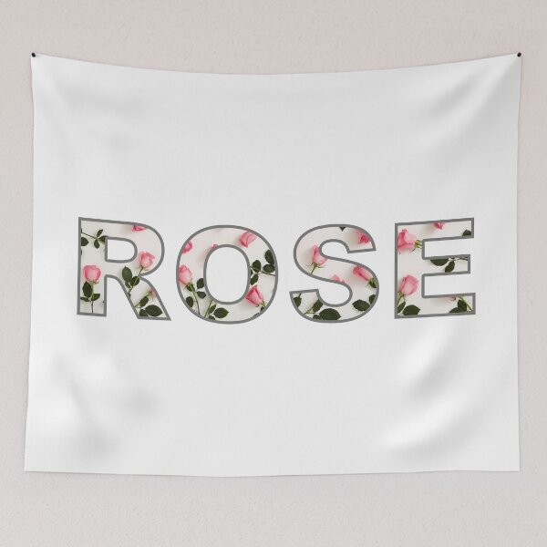 Item preview, Rose Block Letters Text designed and sold by chachels.