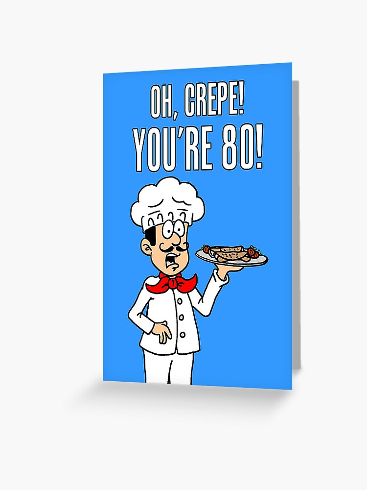 Holy Mackerel You're 80 Funny 80th Birthday Fisherman Greeting Card for  Sale by jaycartoonist