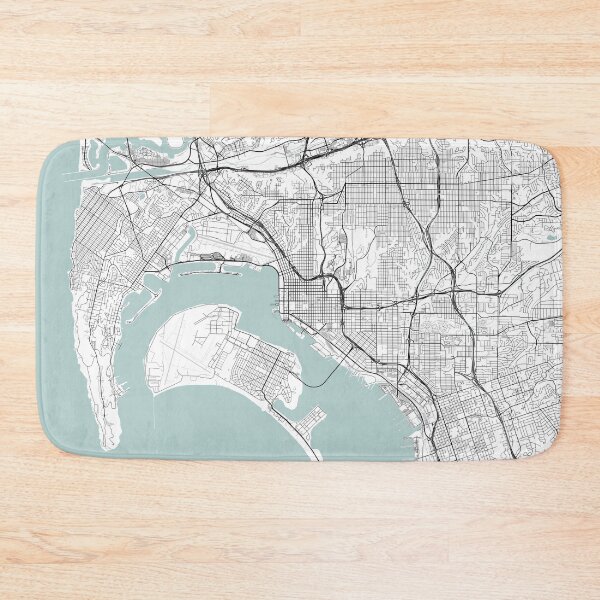 Item preview, San Diego City Map designed and sold by JLCDesign.