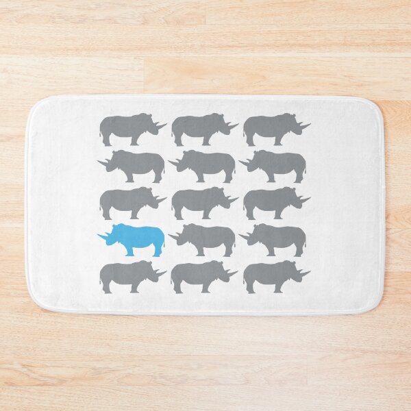 Item preview, One Blue Rhino in the Herd designed and sold by Star Stream Design.
