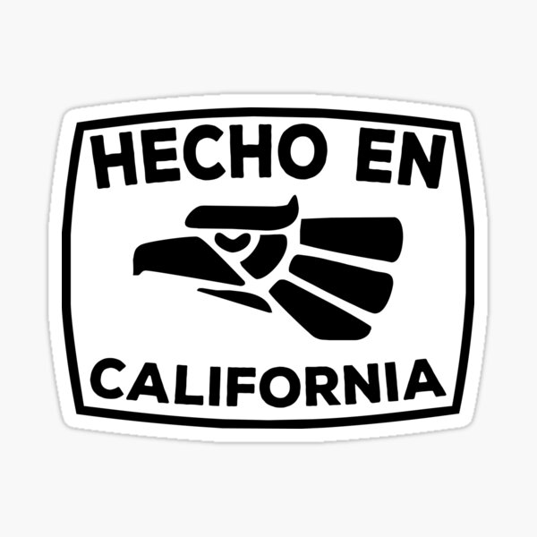 Hecho En California Sticker