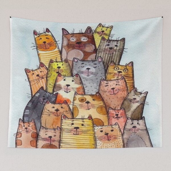 Item preview, Cats designed and sold by Ochic.