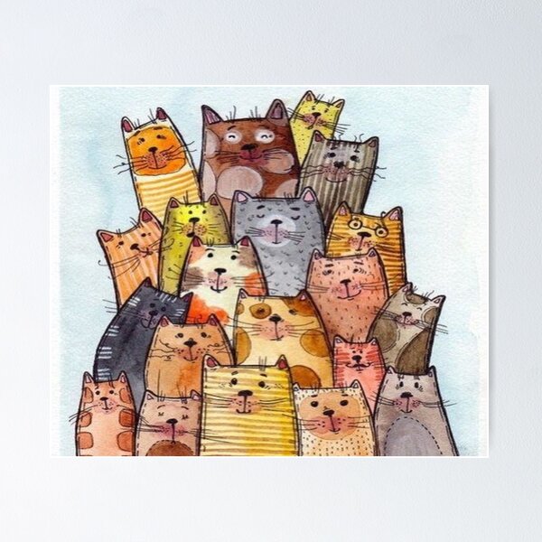 Item preview, Cats designed and sold by Ochic.