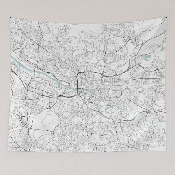 Item preview, Glasgow City Map designed and sold by JLCDesign.