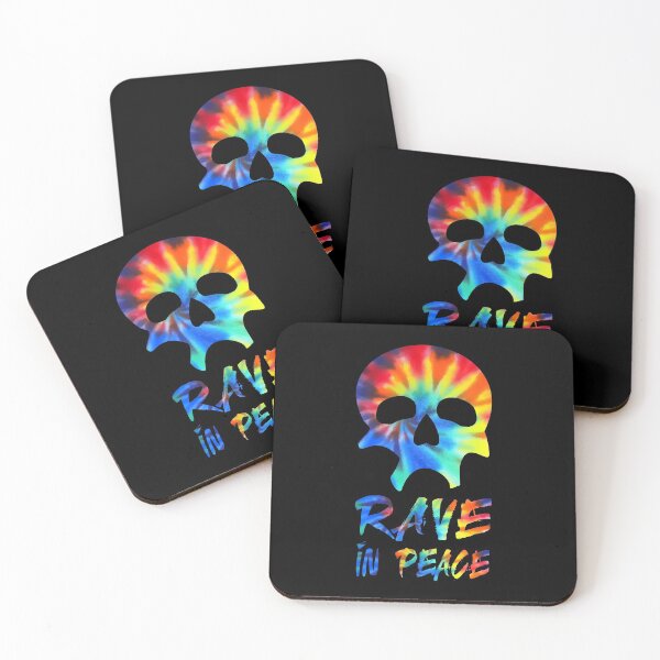 Item preview, Rave In Peace Skull EDM Fan Gift designed and sold by gvcepts.