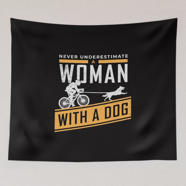 Item preview, Bikejoring with a dog designed and sold by Schmuddelshirt.