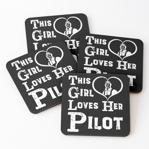 Item preview, This Girl Loves Her Pilot Airplane Aviation designed and sold by inkedtee.