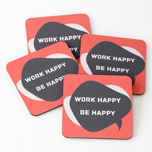 Item preview, Work Happy Be Happy designed and sold by EnlightParis.