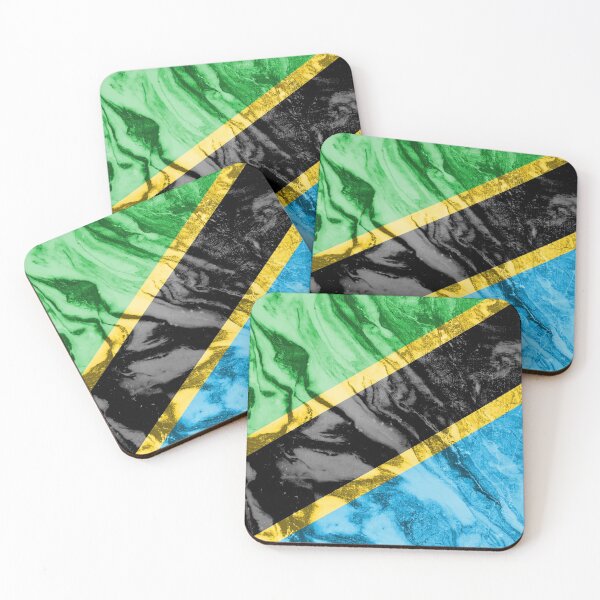 Item preview, Marble flag of Tanzania designed and sold by Dr-Pen.