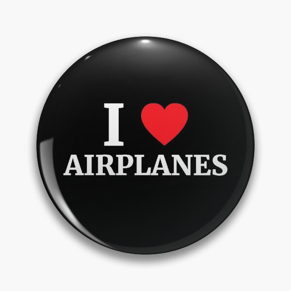 Item preview, I Love Airplanes Heart  designed and sold by Vanover Designs.