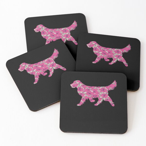 Item preview, RETRIEVER DOGS ART FLOWER FLORAL GIFT FOR GIRL RETRIEVERS designed and sold by alaechamlal.