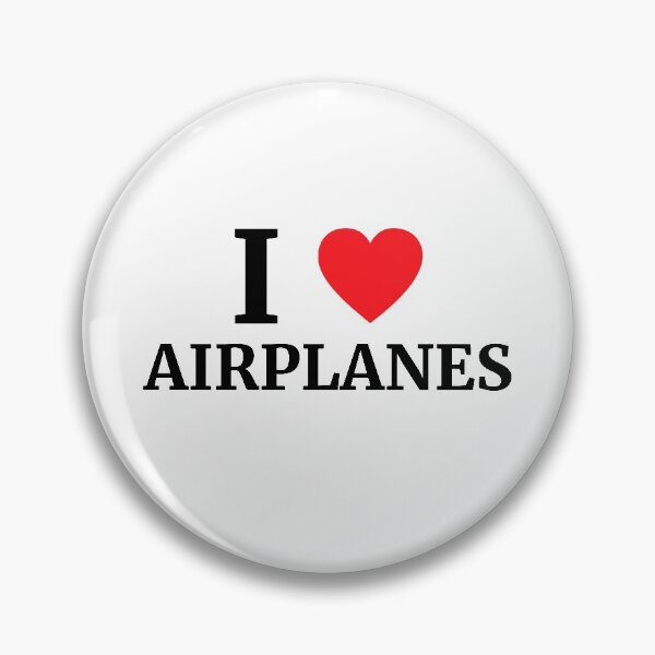 Item preview, I Love Airplanes Heart  designed and sold by Vanover Designs.