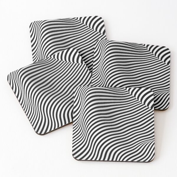 Item preview, Black and White textile design designed and sold by ssduckman.