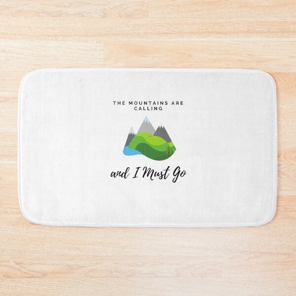 Item preview, The Mountains are calling and I must GO, special gift for Campers or Van lifers, Modern Nomads, Van Lovers, Mountaineers designed and sold by popotamfriends.