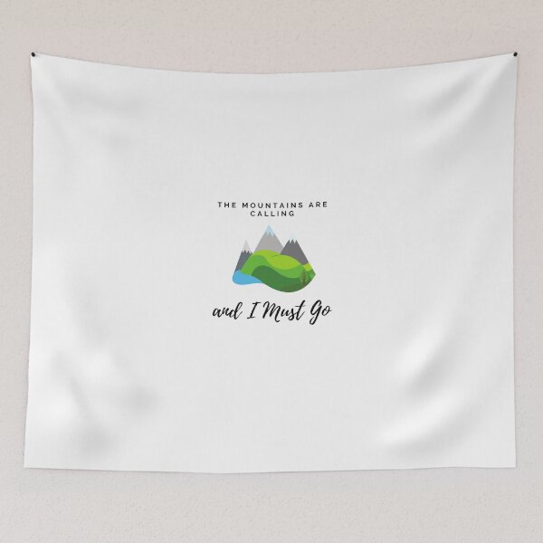 Item preview, The Mountains are calling and I must GO, special gift for Campers or Van lifers, Modern Nomads, Van Lovers, Mountaineers designed and sold by popotamfriends.